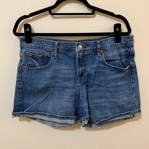 Gap High Rise 3" Inseam Jean Shorts (31)